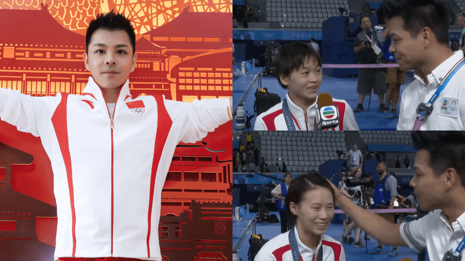 巴黎奧運｜何沖訪問跳水猛將全紅嬋陳芋汐遭負評　網民：枉為大師兄