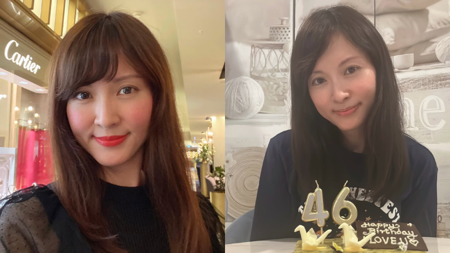 小雪大晒46歲慶生靚相　蘋果肌飽滿少女味濃　與20歲女兒如同兩姐妹