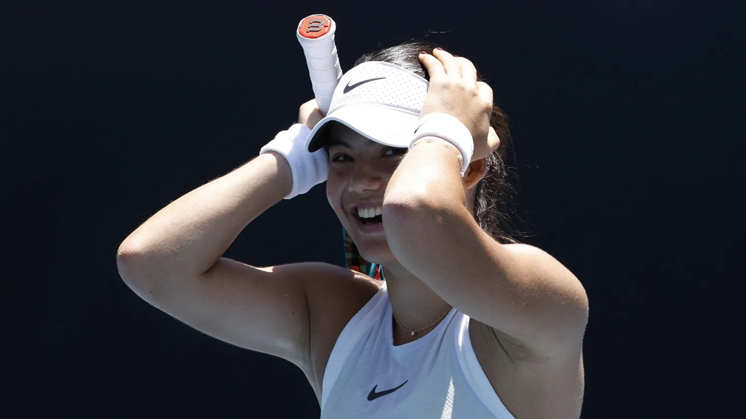 拉度卡露在澳網首圈過關。(路透社)