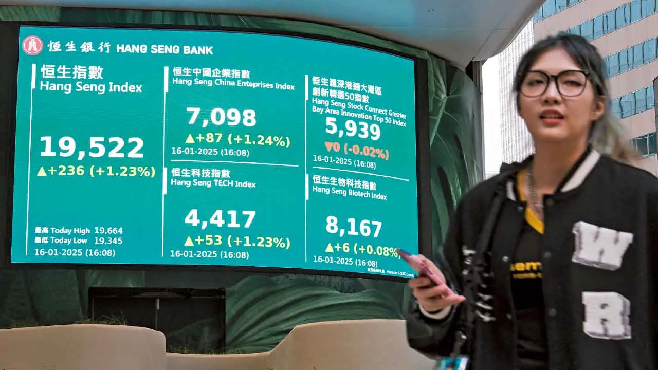 花旗轉慎審 削目標兩成 恒指看22000