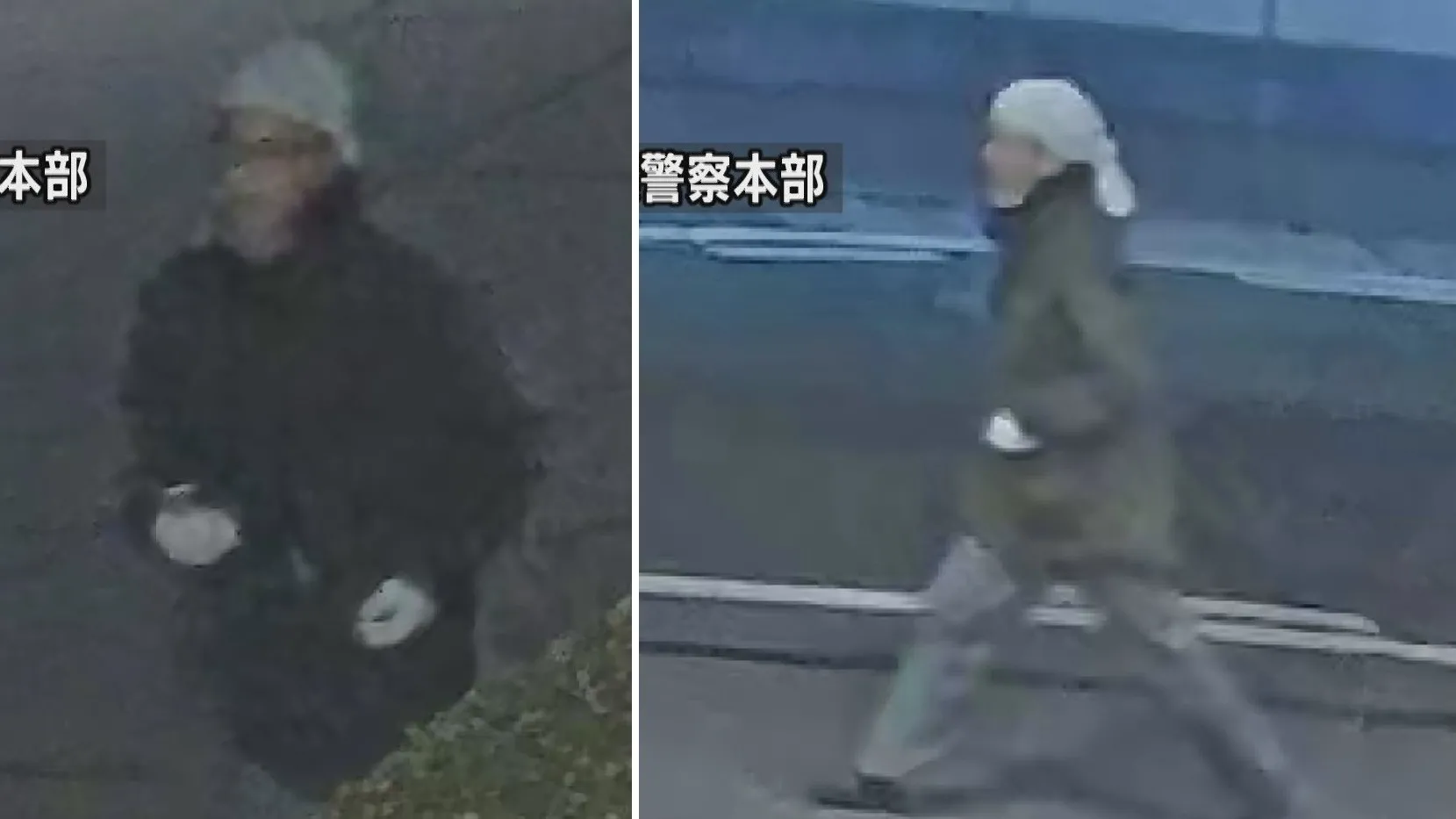 警方公布疑兇逃走畫面。(互聯網)