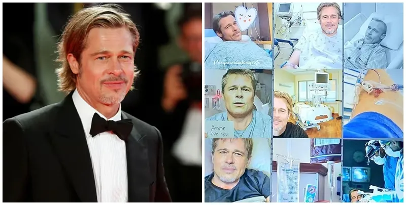 騙徒是用AI（人工智能）技術製作「假圖」和影片(右)來讓婦人相信自己與畢彼特(左)談戀愛。(路透社/網上圖片)