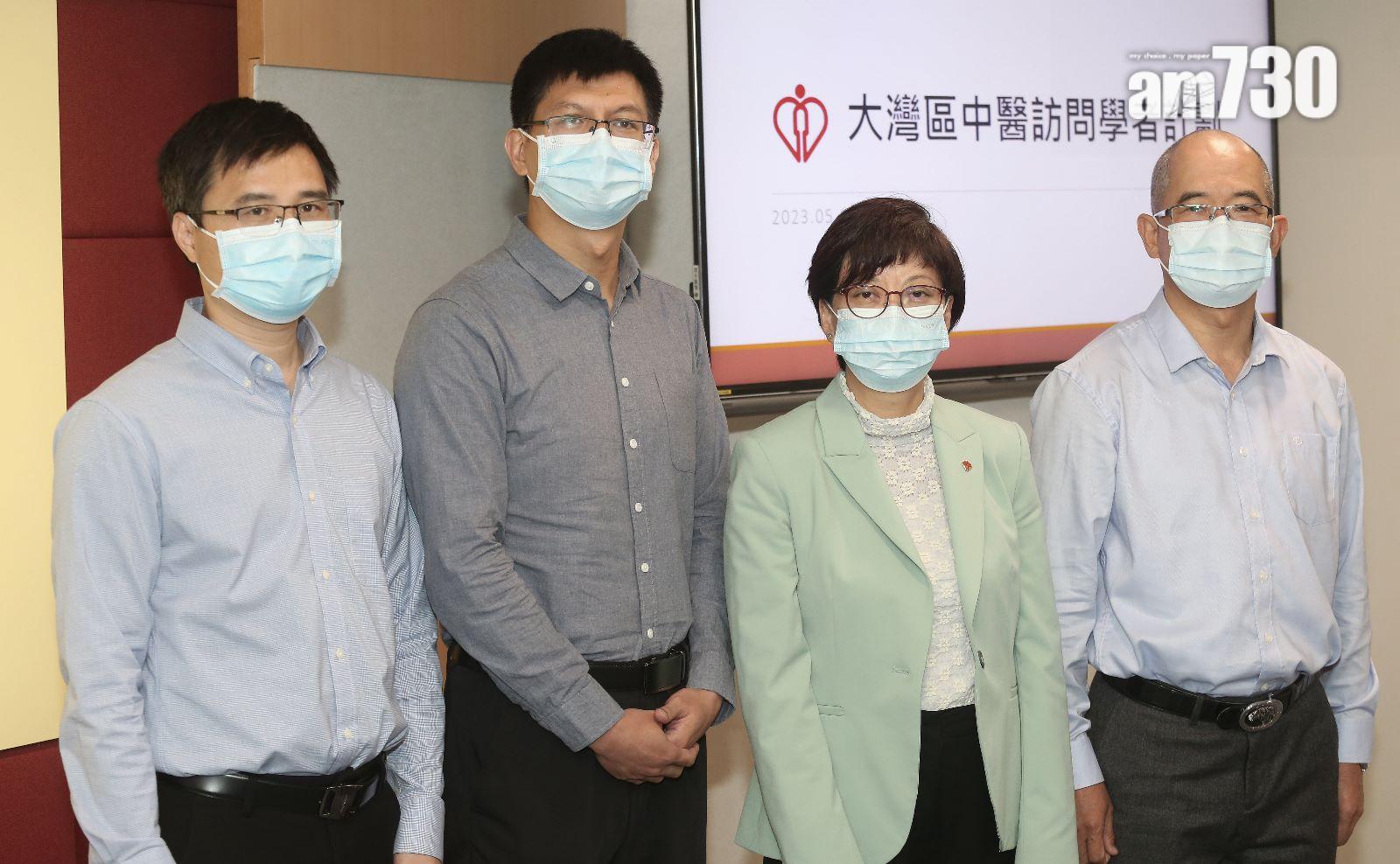 黃巧雲(右二)表示計劃將延續，並期待更多不同專科專家來港。(董立華攝)