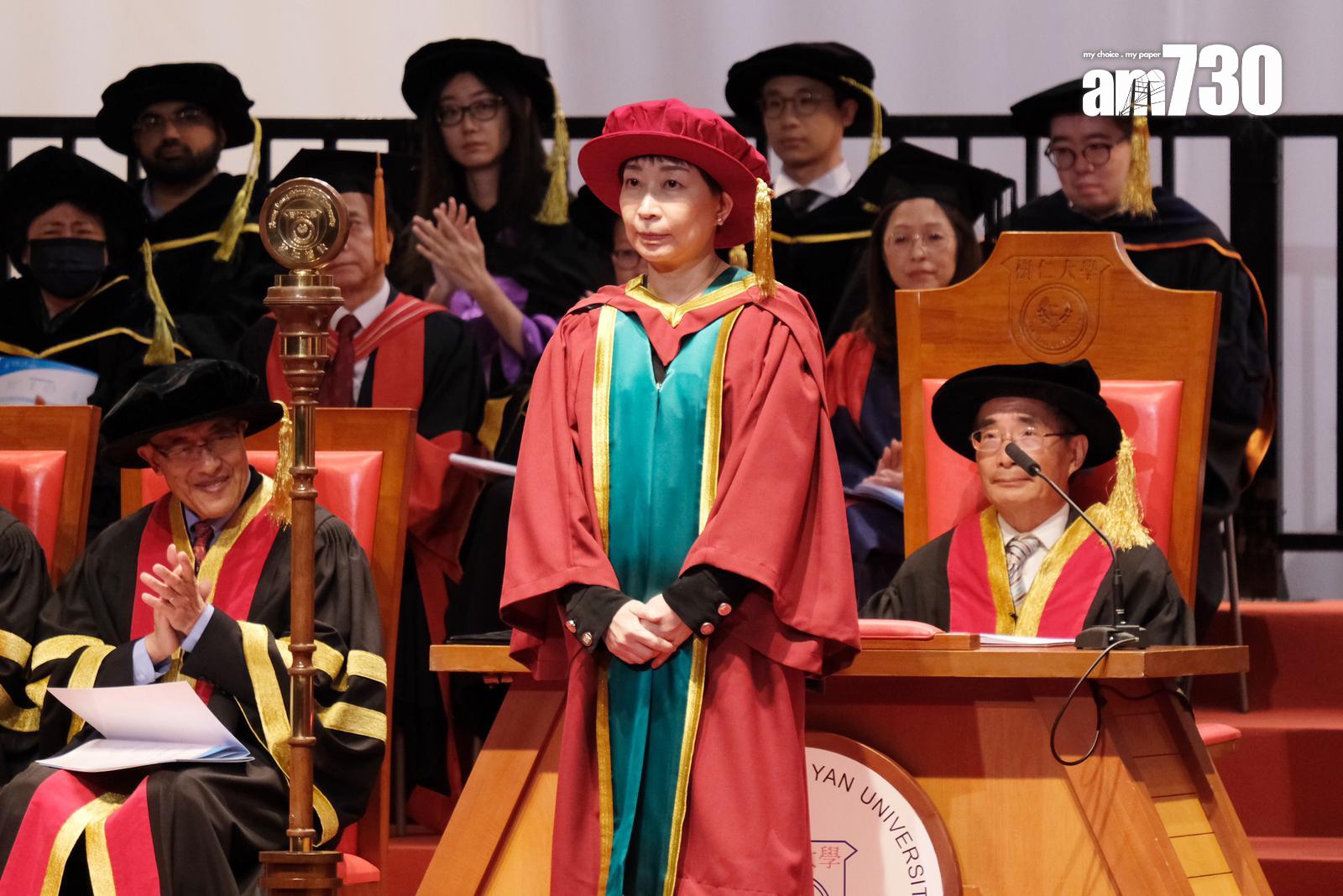 張竹君獲樹仁頒榮譽博士　盼社會探討疫後心理精神健康支援