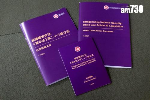 《基本法》23條立法諮詢期至月底結束。(資料圖片／林靄怡攝)
