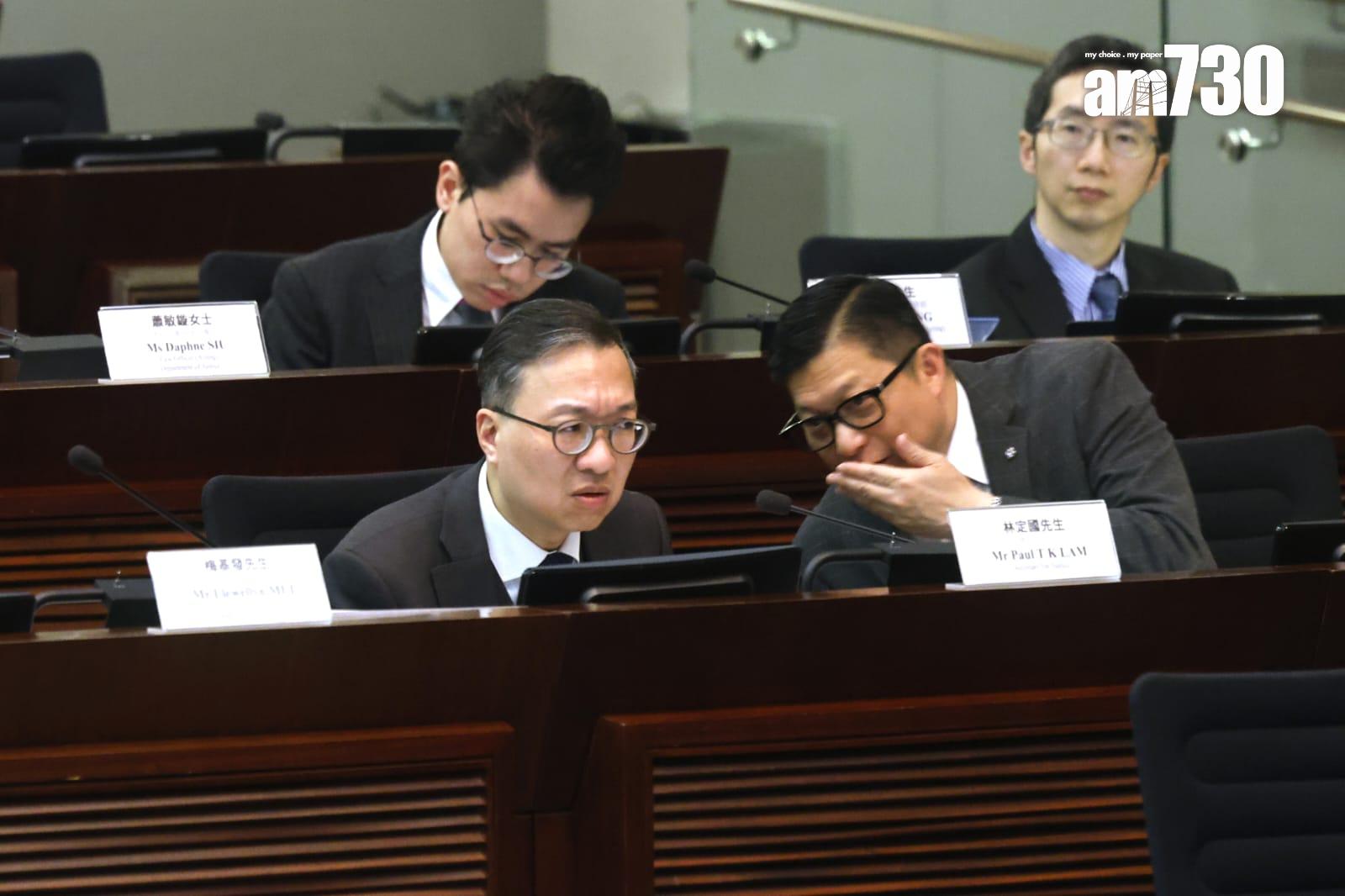 23條立法｜鄧炳強：叛國條文的「戰爭」指打仗　金融及科技等戰爭由其他法例處理(林俊源攝)