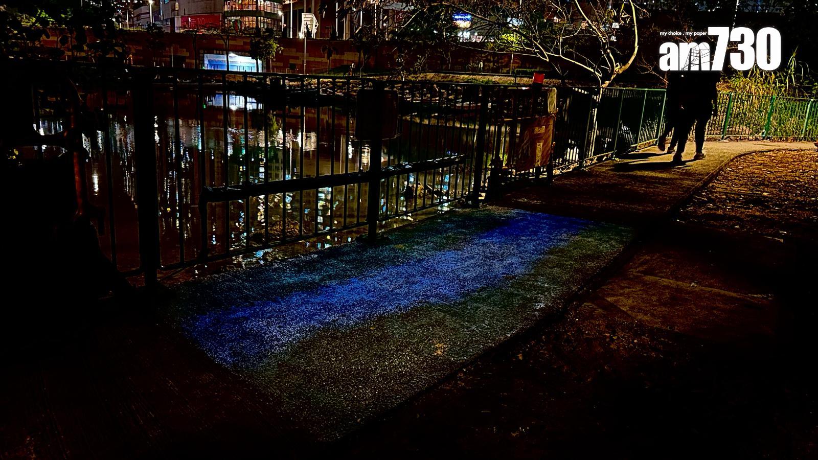 將軍澳夜光行人徑｜位置在清水灣半島的灣畔徑，光度極微弱，大部份行人都沒有為意。