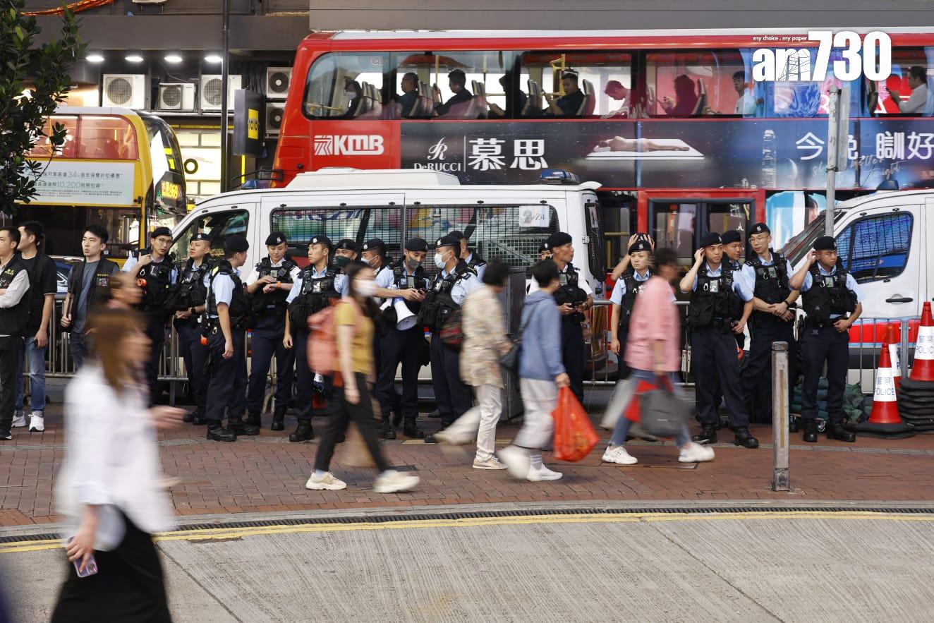 警方港島拘捕4男女，涉嫌襲警及煽動意圖行為。(資料圖片)