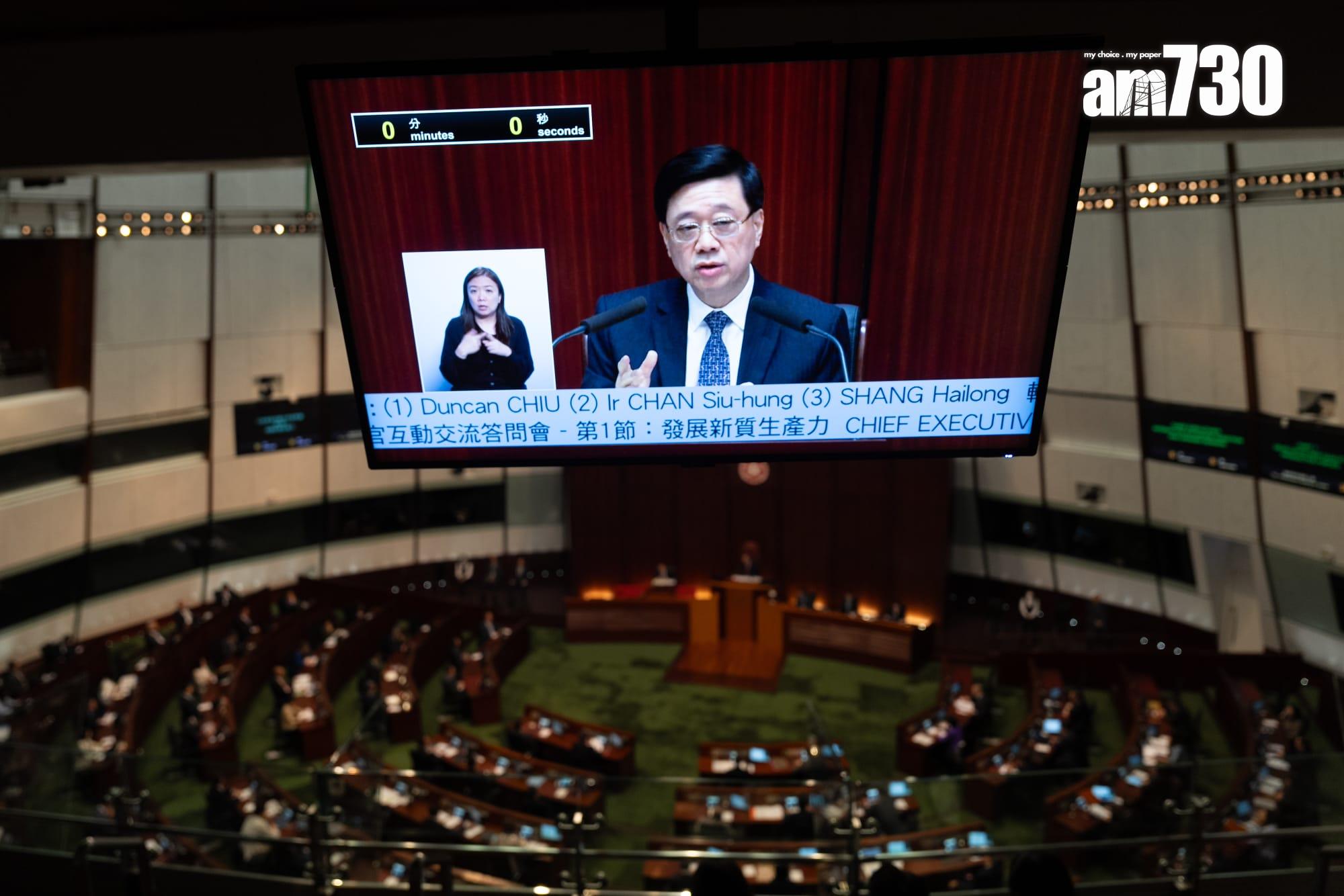 李家超：與議員「既看樹木，更看森林」(林靄怡攝)