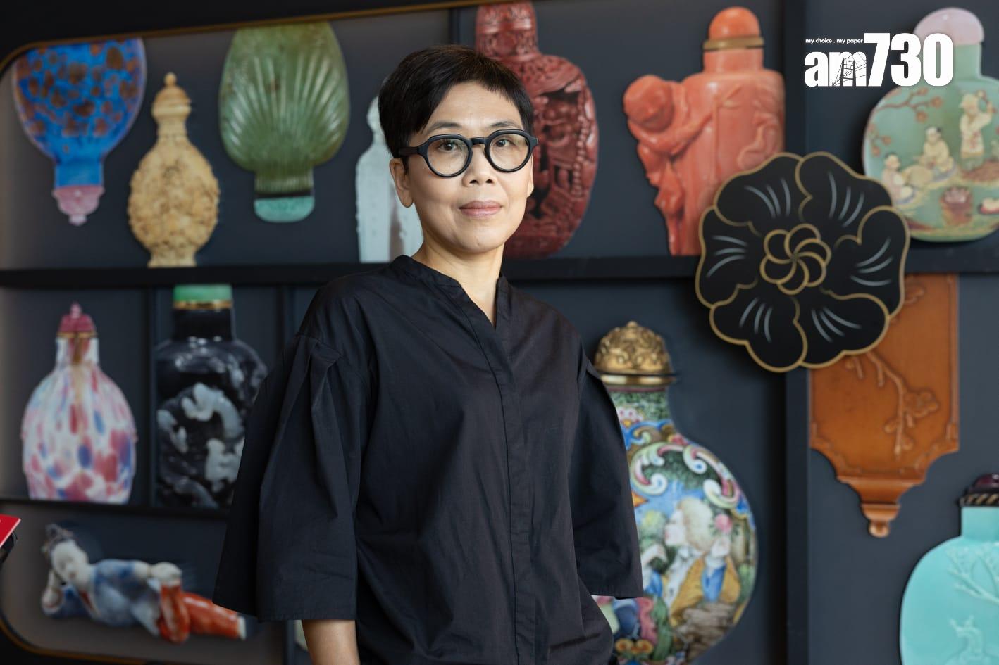 香港藝術館高級設計師歐淑雯入職近兩年，已參與14個展覽設計。(蘇文傑攝)