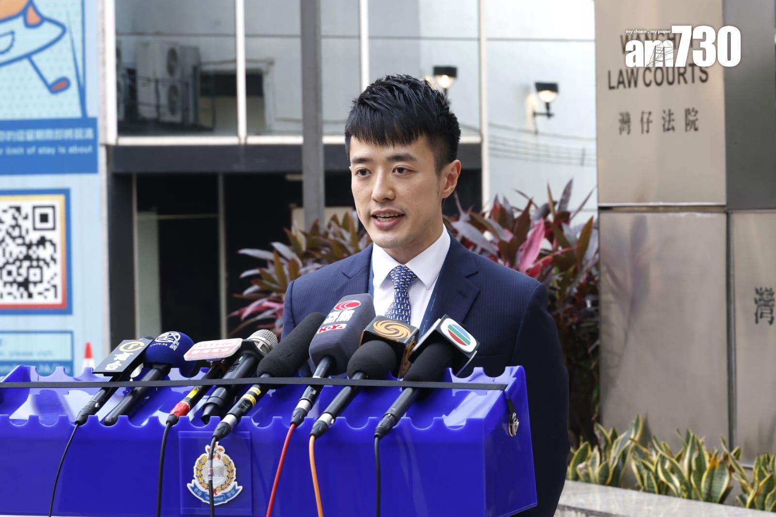 理大衝突｜2名男子被裁定暴動罪成各被判囚5年　警方指會果斷將違法人士繩之於法(林俊源攝)