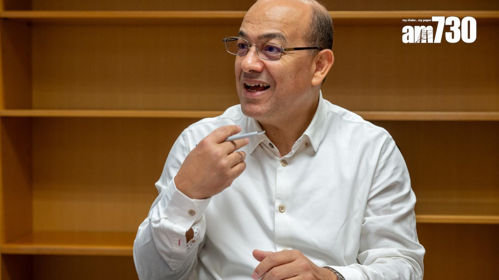  Chokri Alaya說，阿拉伯社會以男性為主導，港商需尊重其文化。（陳奕釗攝）