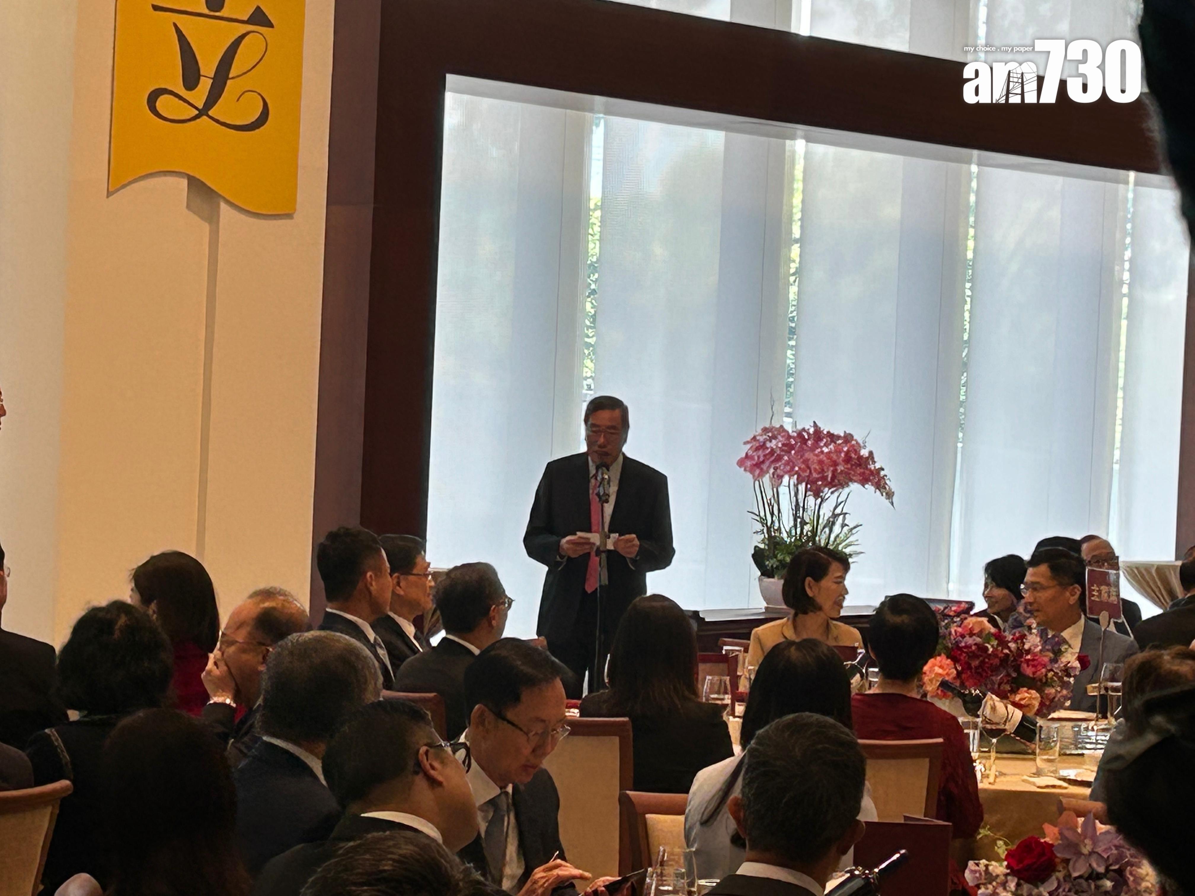 立法會與官員午宴　梁君彥指立法會不會是改革的旁觀者 (陳芷晴攝)