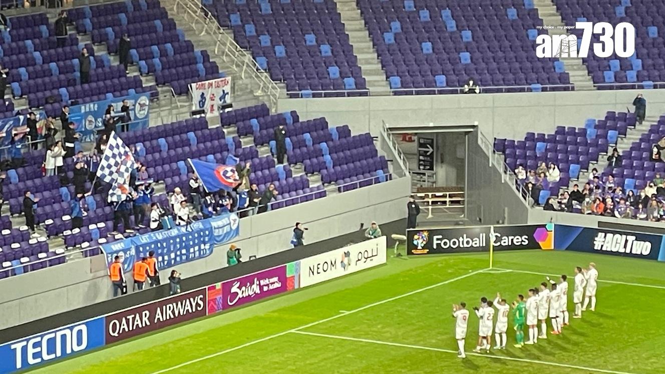 東方作客不敵廣島三箭。(《am730》攝)