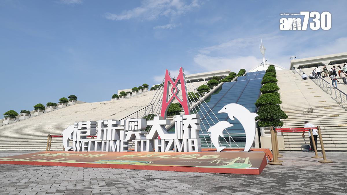 「港珠澳大橋遊」參加者可登上藍海豚島。(資料圖片／中通社)