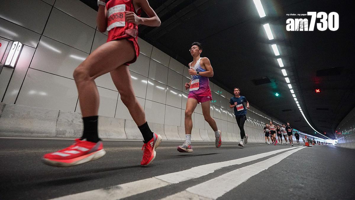 香港街馬2023途經將藍隧道。(資料圖片)