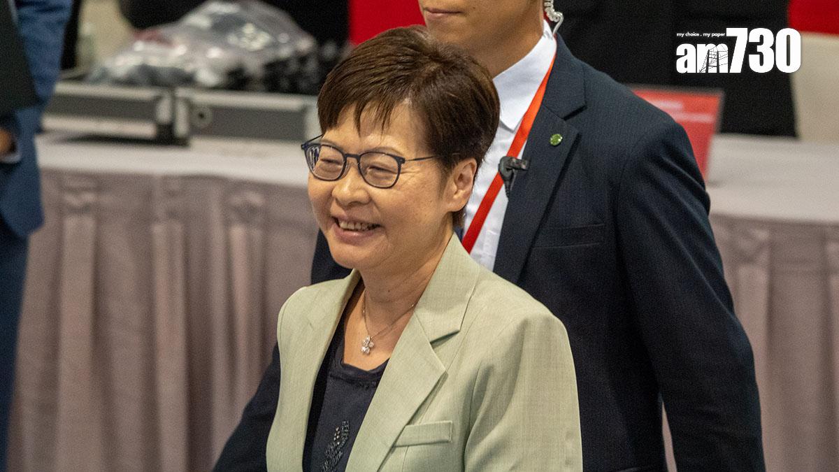 林鄭月娥表示歡迎前特首辦公室的搬遷安排。(資料圖片)