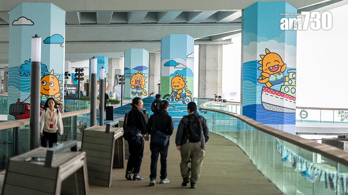 東岸板道(西段)已經開放予公眾使用。(資料圖片)