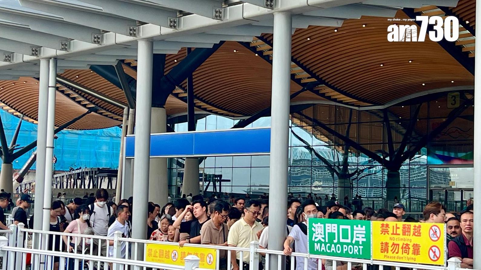 五一黃金周金巴最高峰時段加密至每分鐘一班，皇巴班次最密約2分鐘一班(資料圖片)