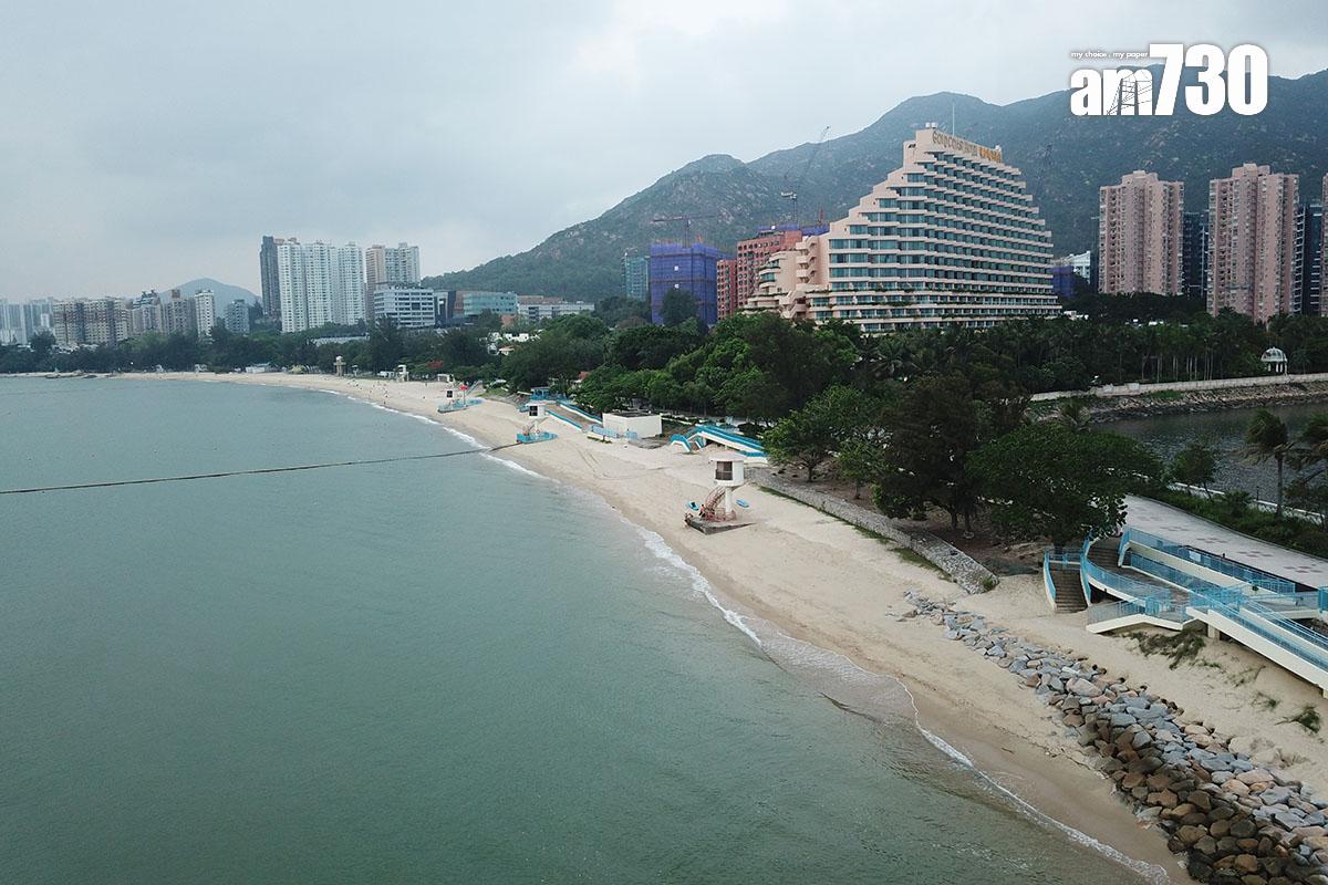 屯門黃金泳灘發現油污 已暫時封閉並懸掛紅旗