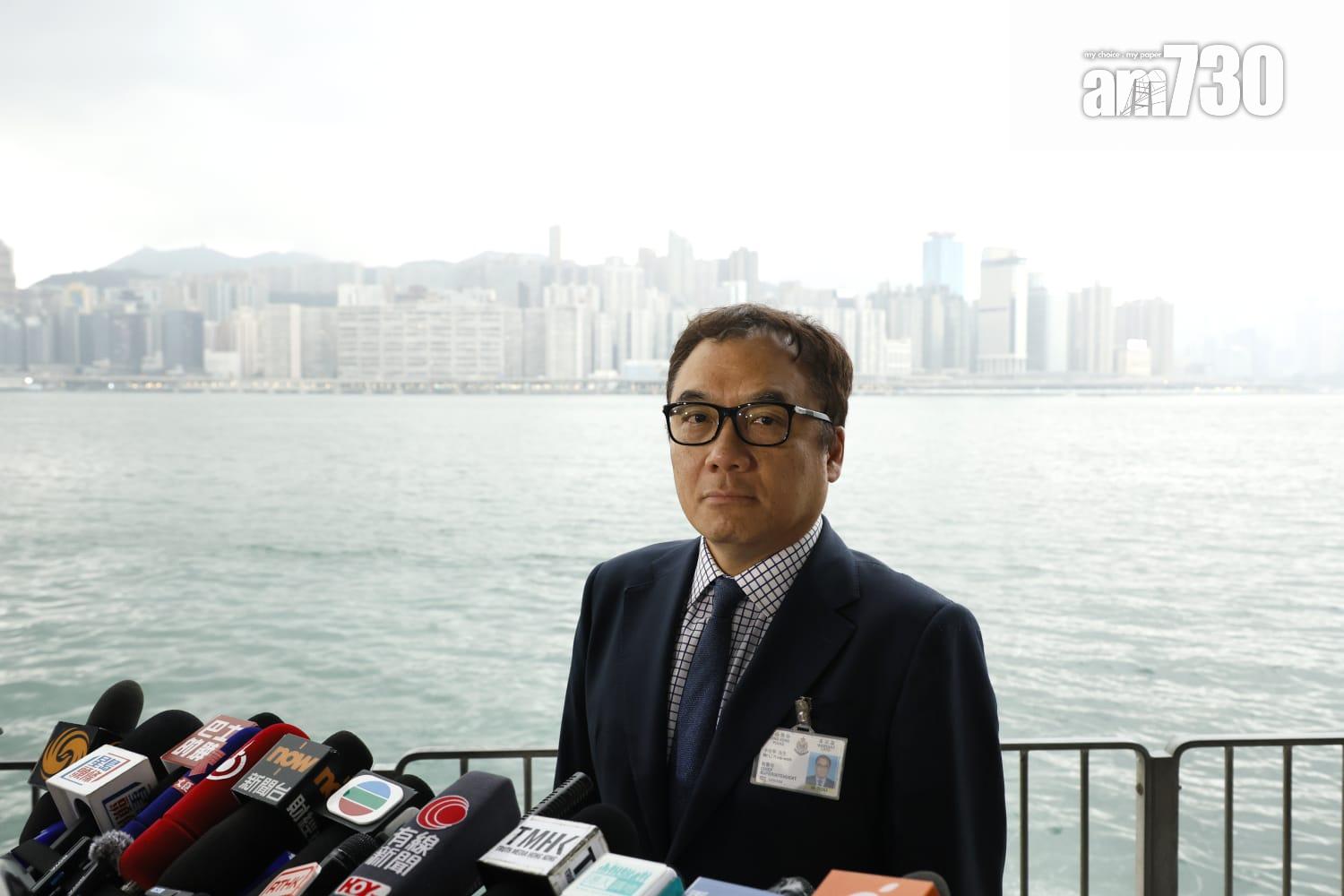 國安處拘5男女，涉報假案放炸彈及宣揚港獨台獨。(林俊源攝)