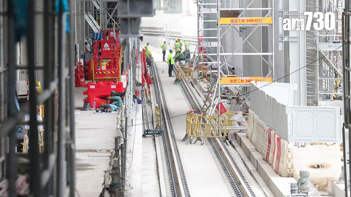 港鐵現正在東涌綫興建東涌東站。(資料圖片／吳康琦攝)