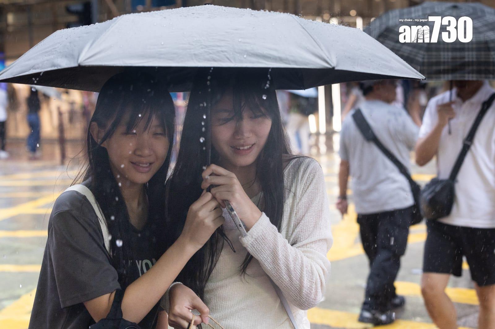 天氣｜黃色暴雨警告信號下午5時30分取消 新界東部錄得超過50毫米雨量 (蘇文傑攝)