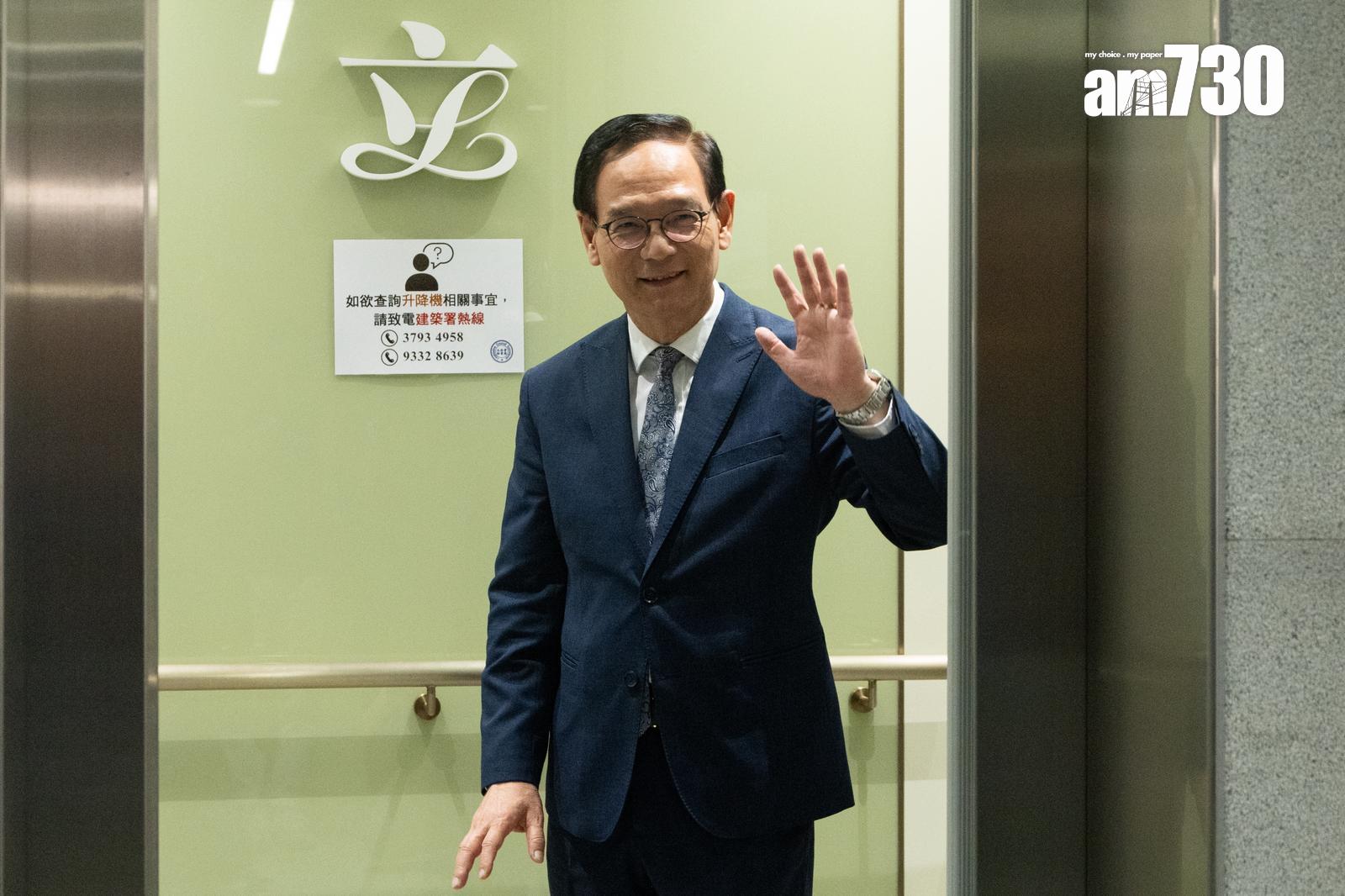 立法會建築、測量、都市規劃及園境界議員謝偉銓不競逐連任。(周令知攝)