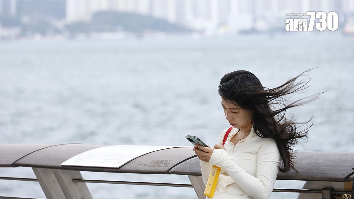 天文台預料，本周初至中期本港風勢持續頗大。(資料圖片／林俊源攝)