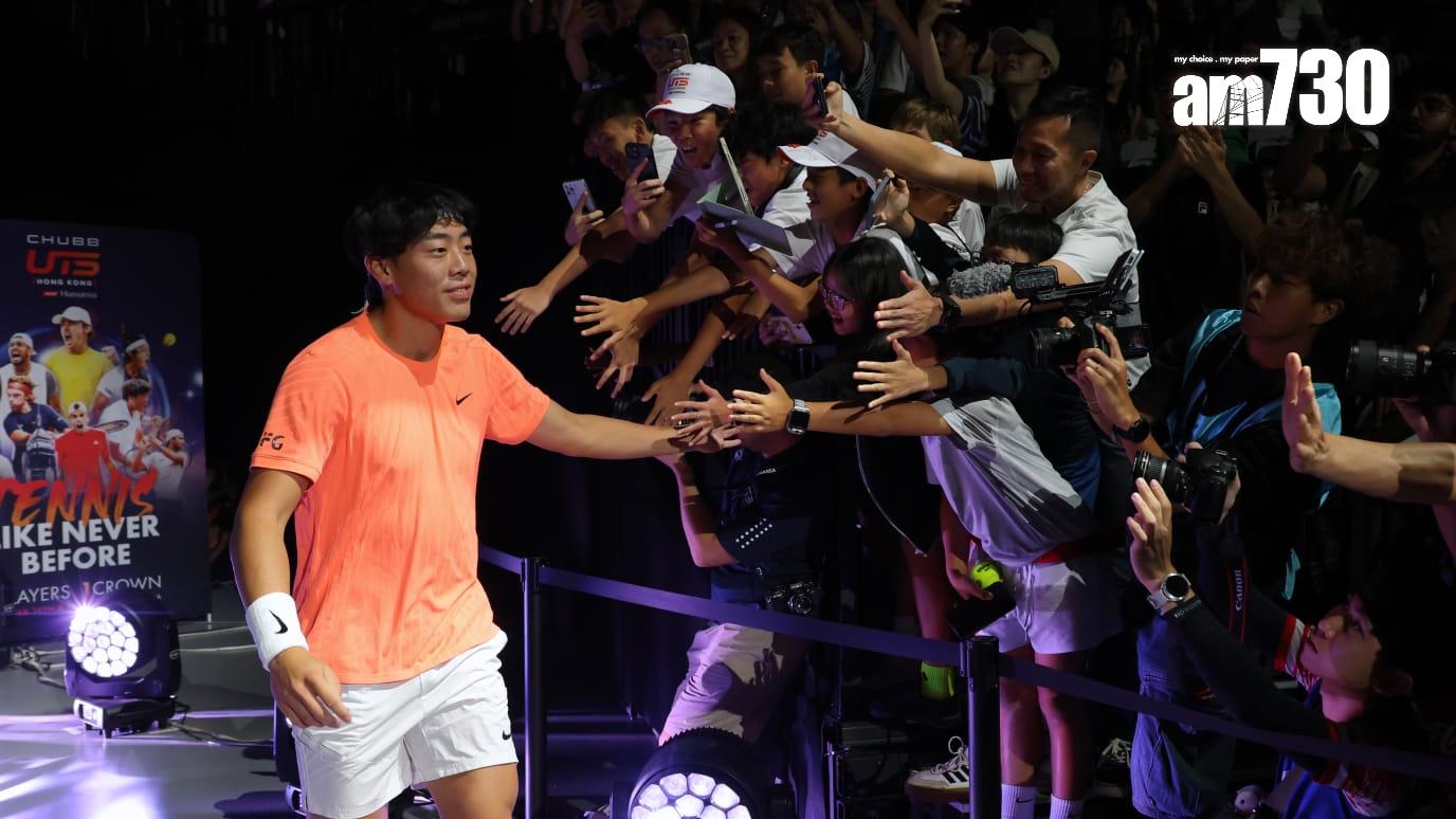 黃澤林在啟德參與表演賽。(林俊源攝)