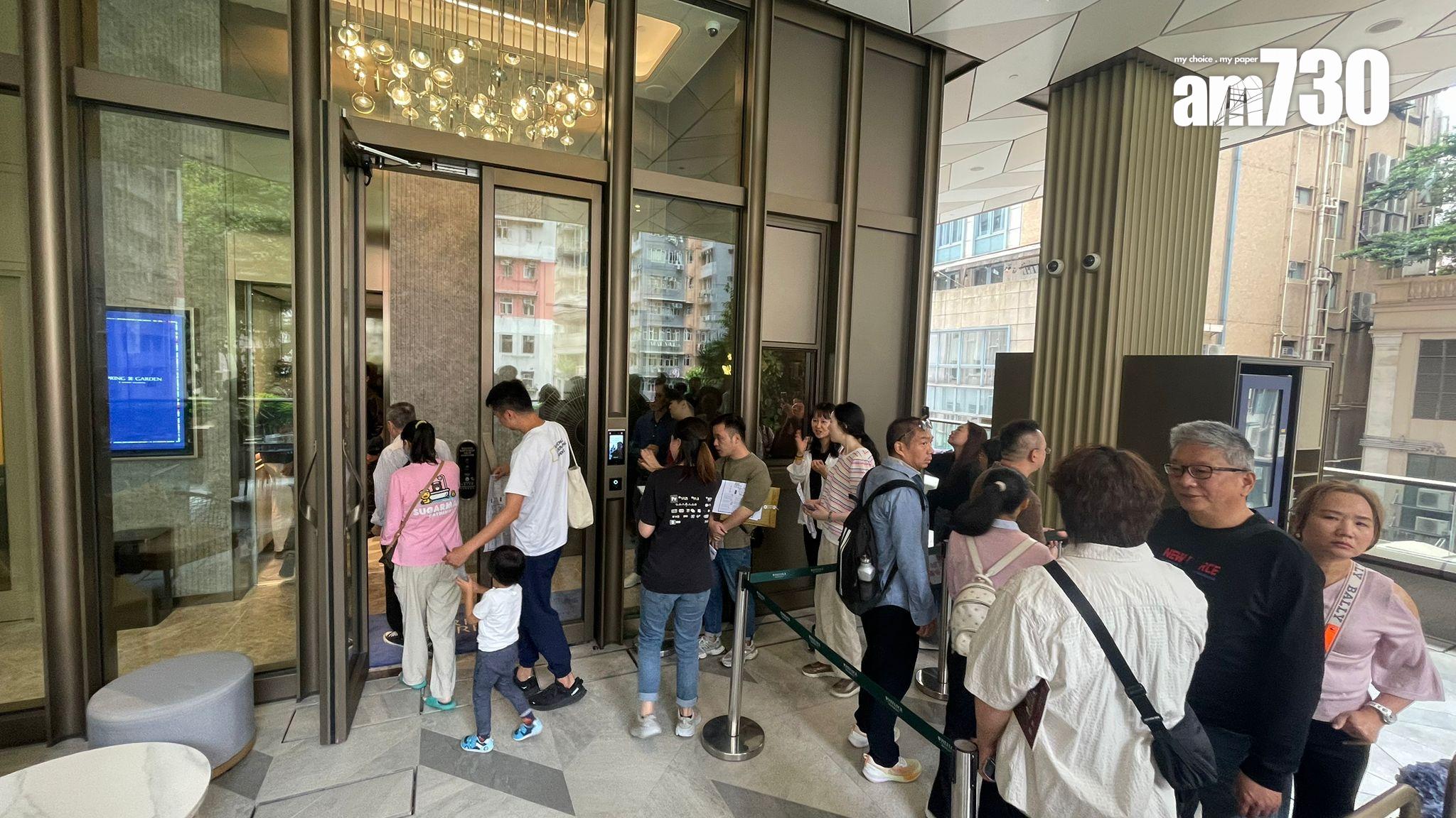 SPRING GARDEN周末兩天逾3000人次參觀 錄500票超額逾15倍｜灣仔新盤