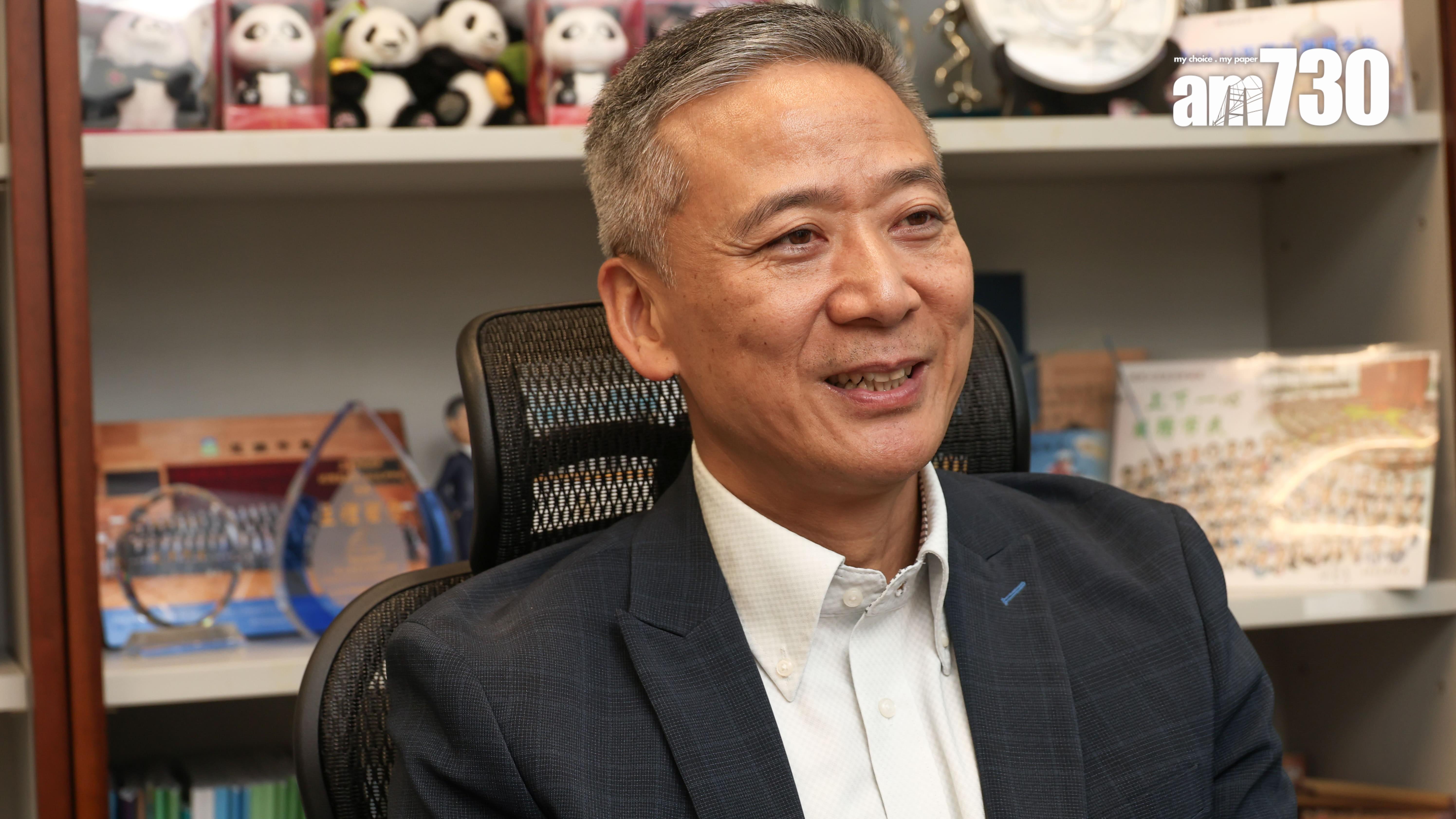 姚柏良坦言江旻憓參選令他關注度提升，惟成為「票王」不覺有同情票(周令知攝)