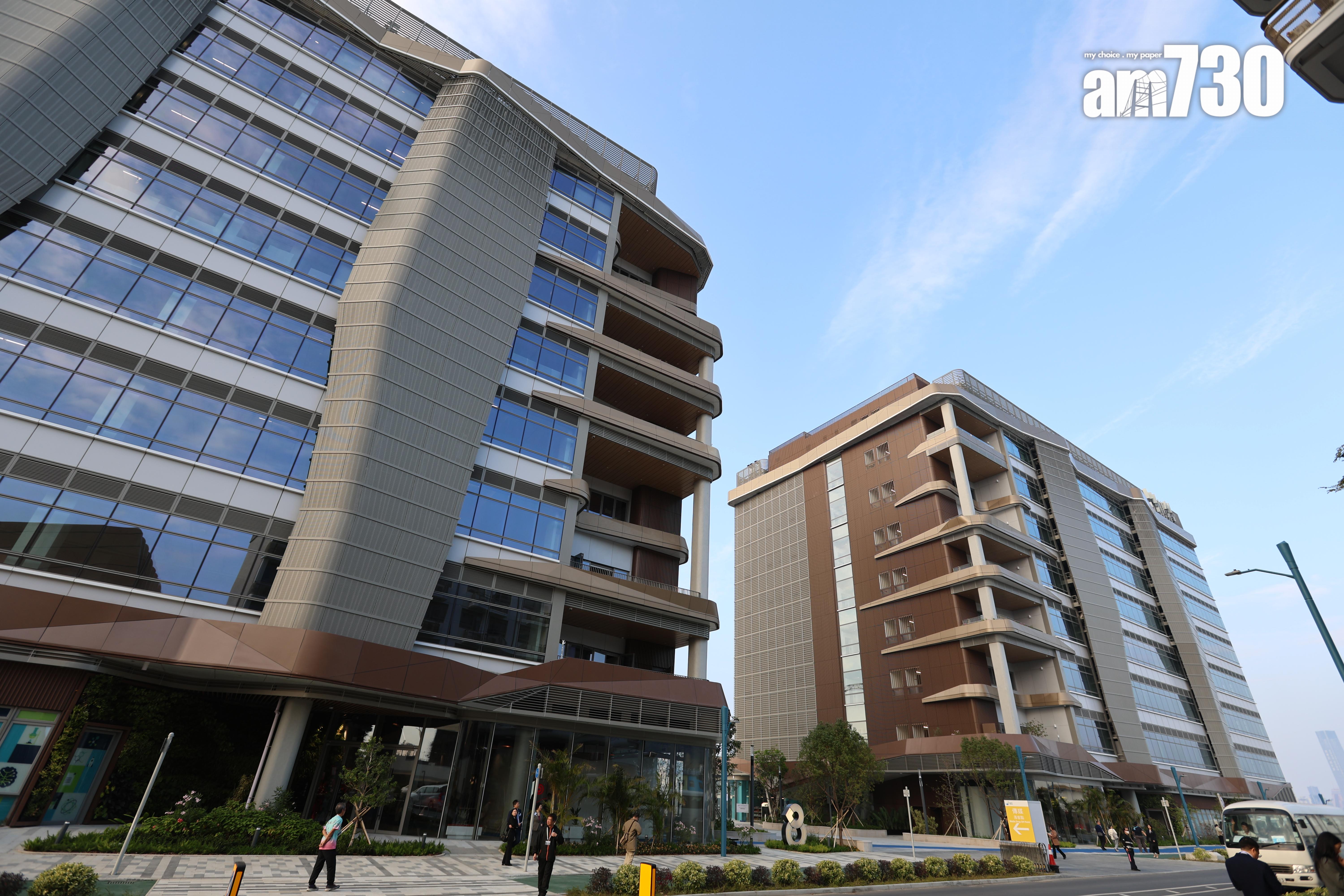 香港園區第一批發展首3座大樓已落成。(鍾式明攝)