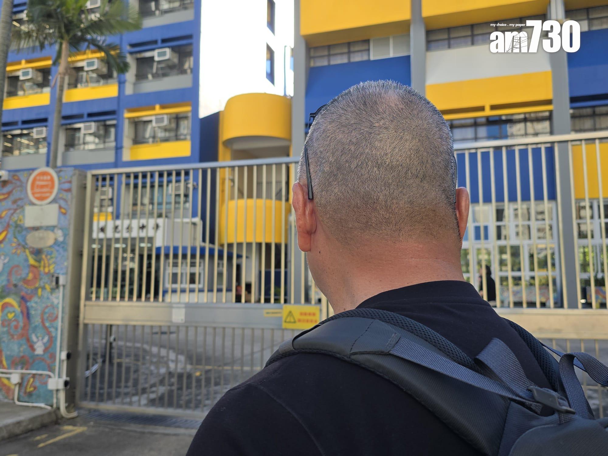 災民王先生。(李朗僑攝)